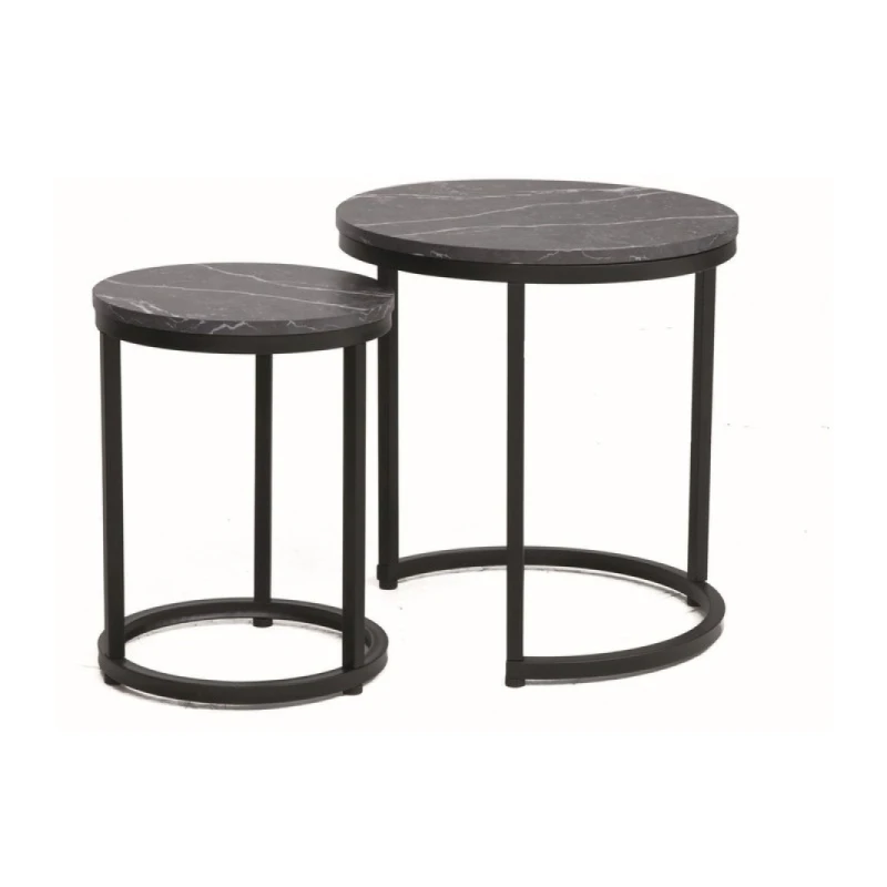 Konferenčný stolík 2 ks HOLA Signal Čierna