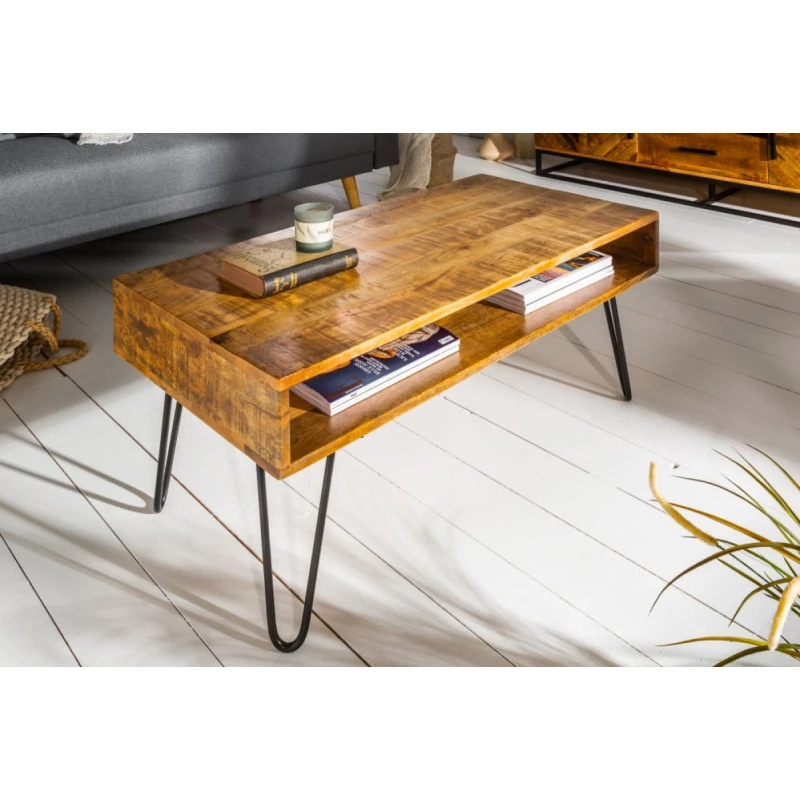 Konferenčný stolík FILEMON Dekorhome Mangovník