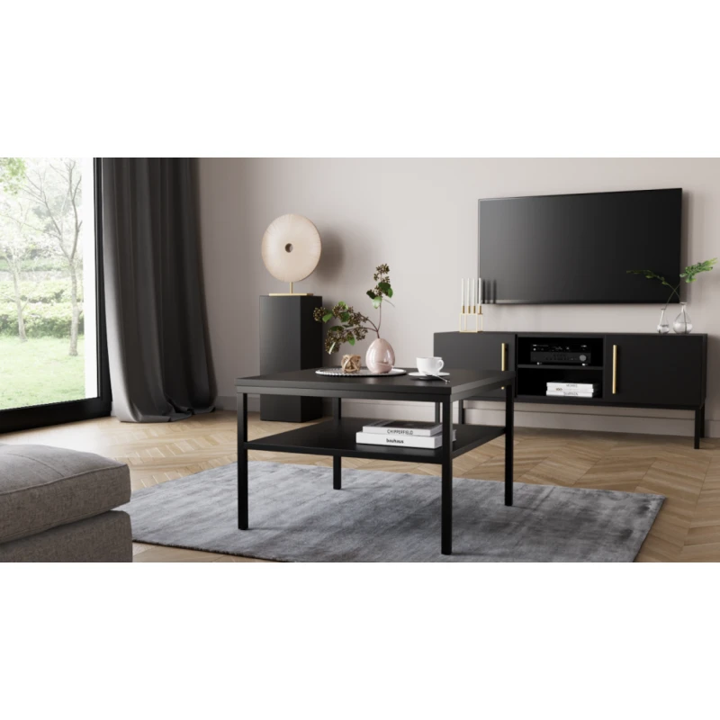 Konferenčný stolík LANZZI Eltap Čierna