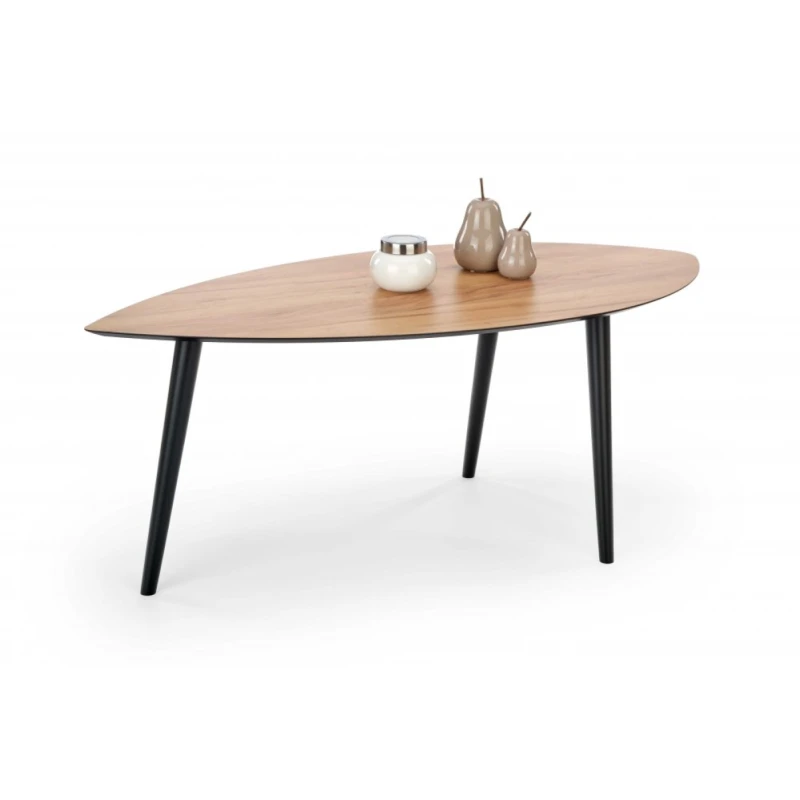 Konferenčný stolík MEXICO Halmar Dub wotan / čierna