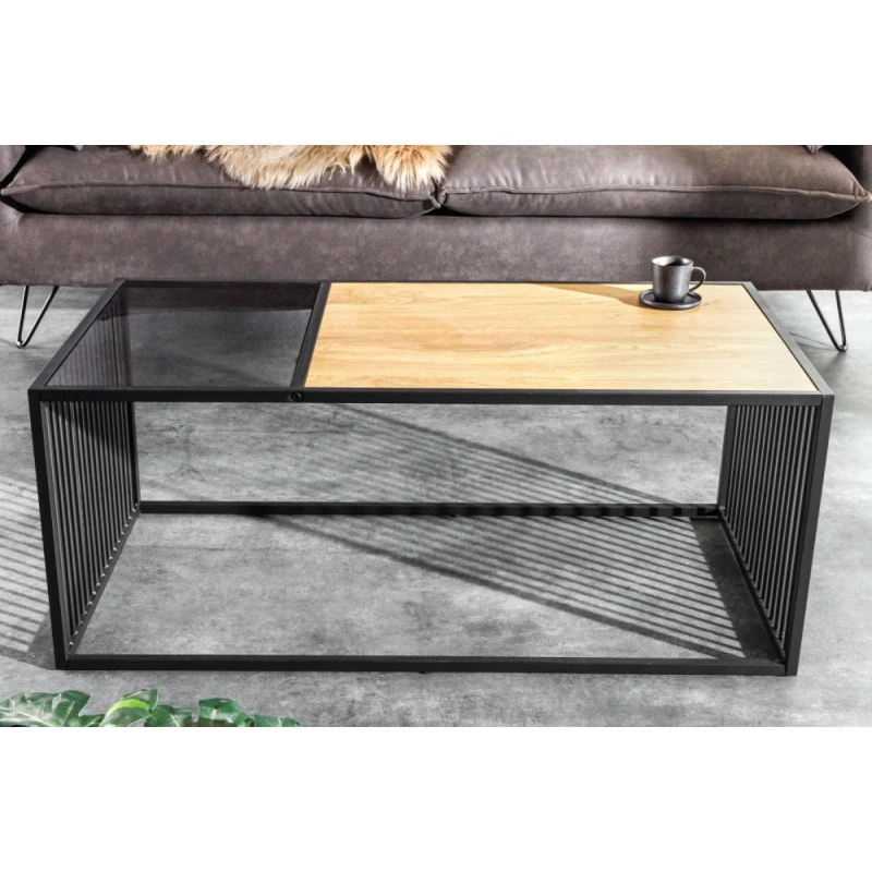 Konferenčný stolík XANTHOS Dekorhome Dub divoký