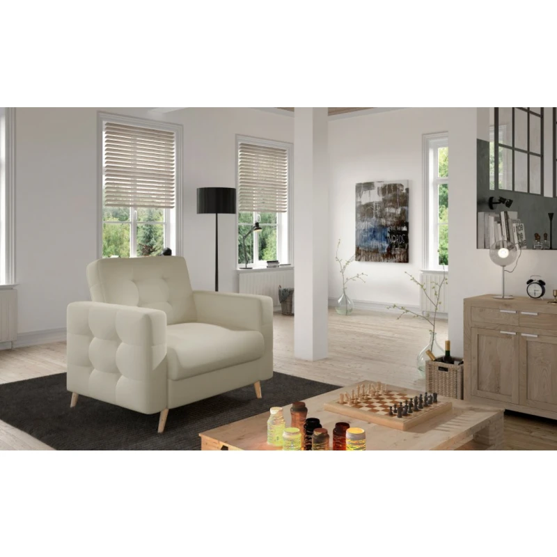 Kreslo ASGARD Eltap Soft 33 (ekokoža) - béžová