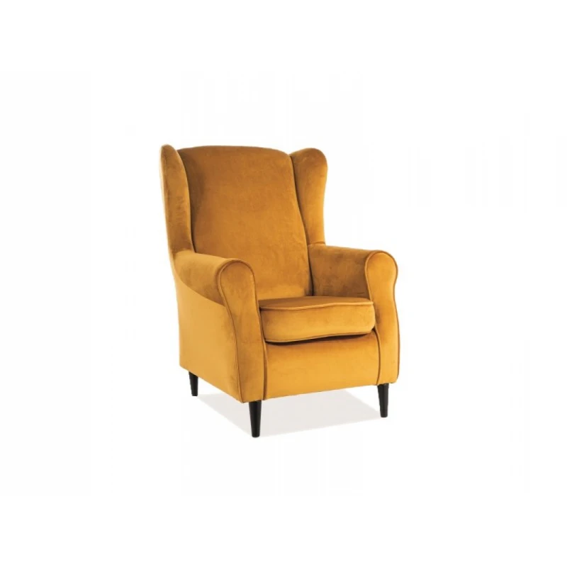 Kreslo BARON Signal Horčicová