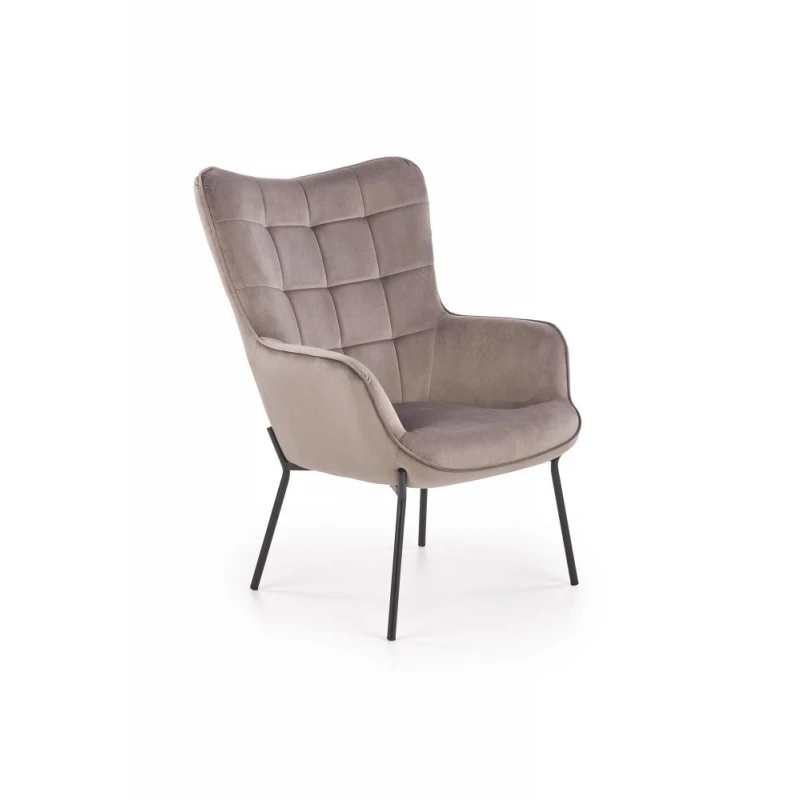 Kreslo CASTEL Halmar Sivá