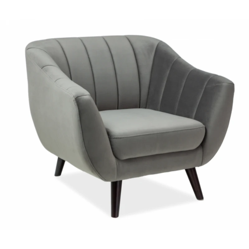 Kreslo ELITE VELVET 1 Signal Sivá