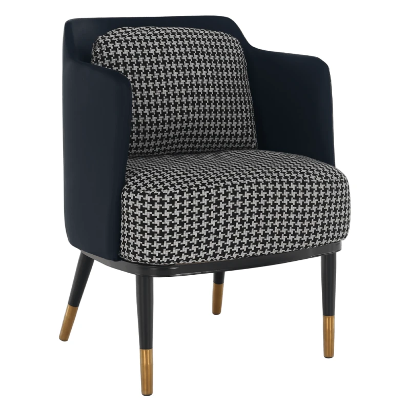 Kreslo EZECHIEL Tmavomodrá