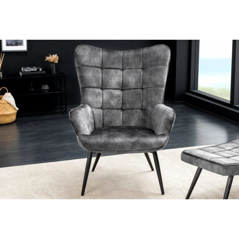 Kreslo IKAROS Dekorhome Sivá