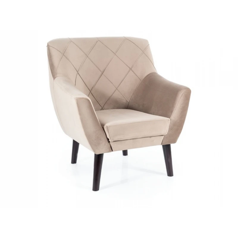 Kreslo KIER 1 VELVET Signal Béžová