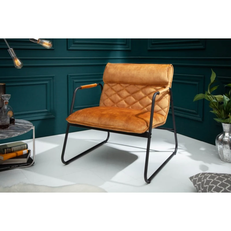 Kreslo NESSOS Dekorhome Horčicová