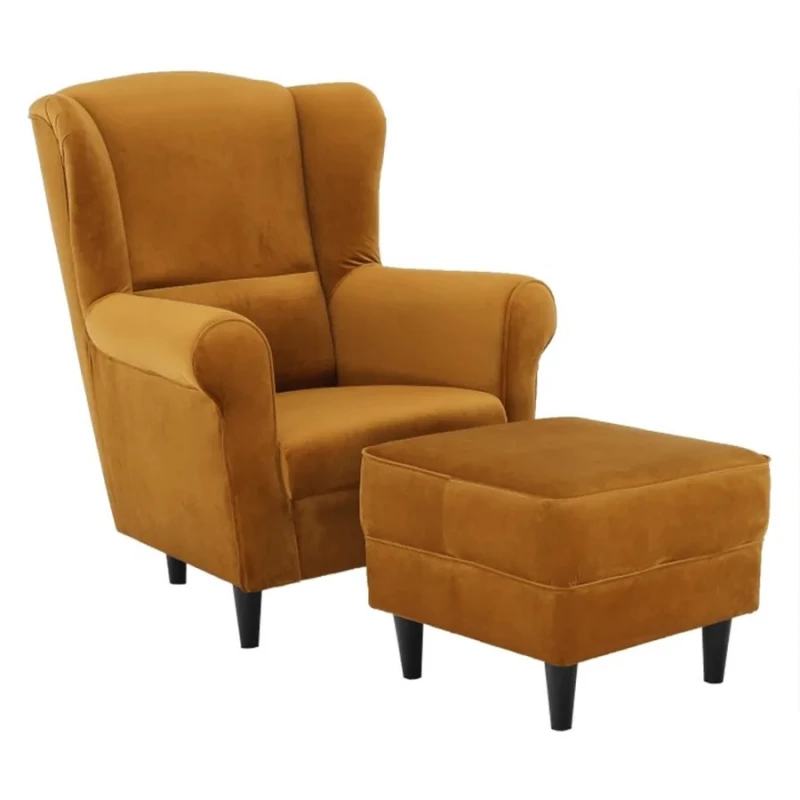 Kreslo s taburetom ASTRID Tempo Kondela Horčicová