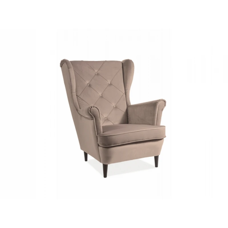 Kreslo ušiak LADY Signal Béžová