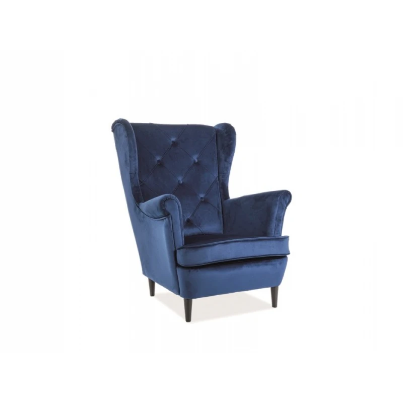 Kreslo ušiak LADY Signal Modrá