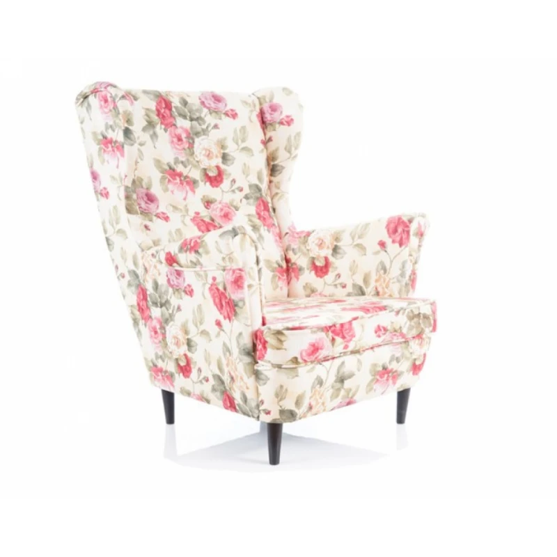 Kreslo ušiak LORD CORAL Signal Biela / ružová