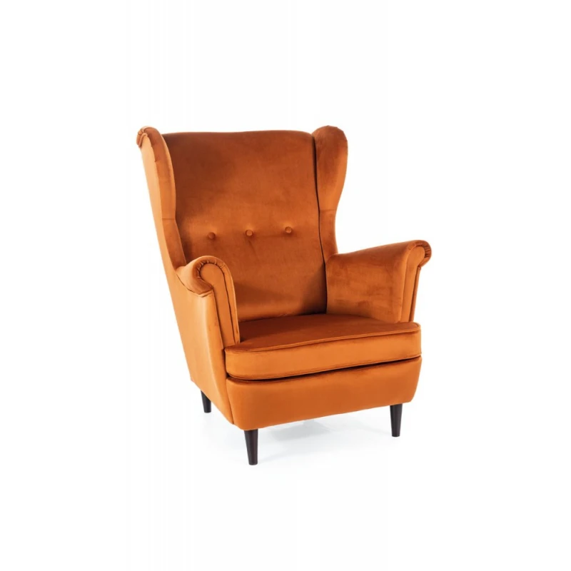 Kreslo ušiak LORD Signal Skořicová