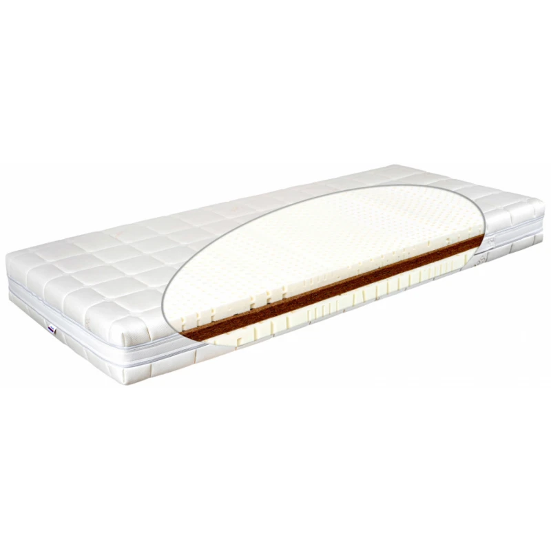 Matratex Matrac Latex comfort physio hard/soft Rozmer: 90 x 200 cm, Tvrdosť: Tvrdosť T3-T4