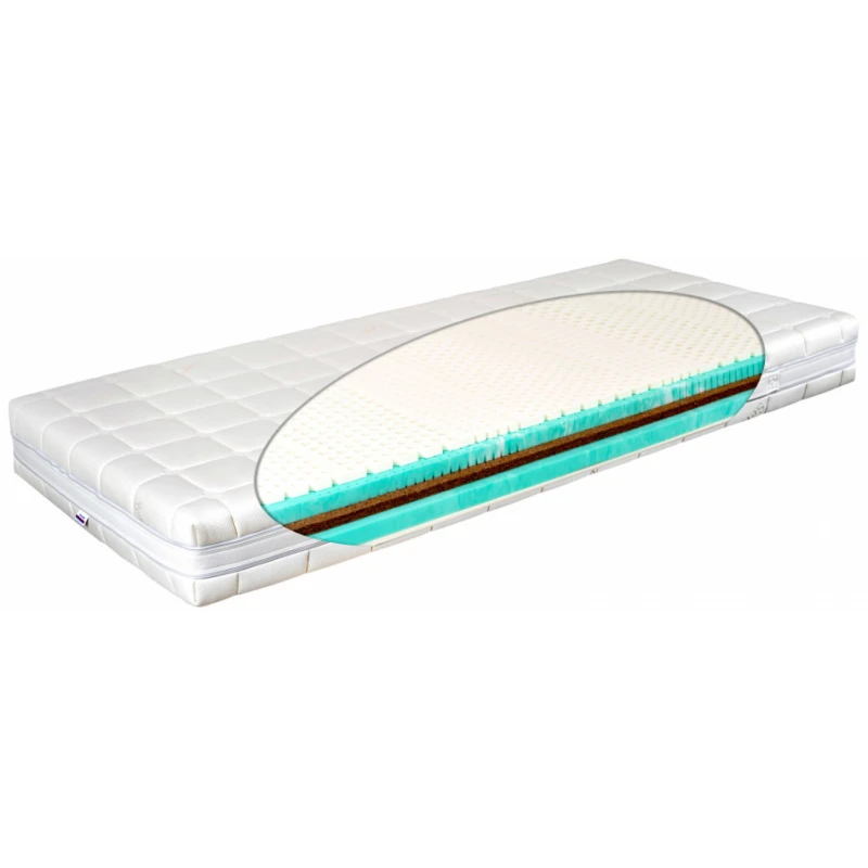 Matratex Matrac Latex Zone Green Rozmer: 90 x 200 cm, Tvrdosť: Tvrdosť T4