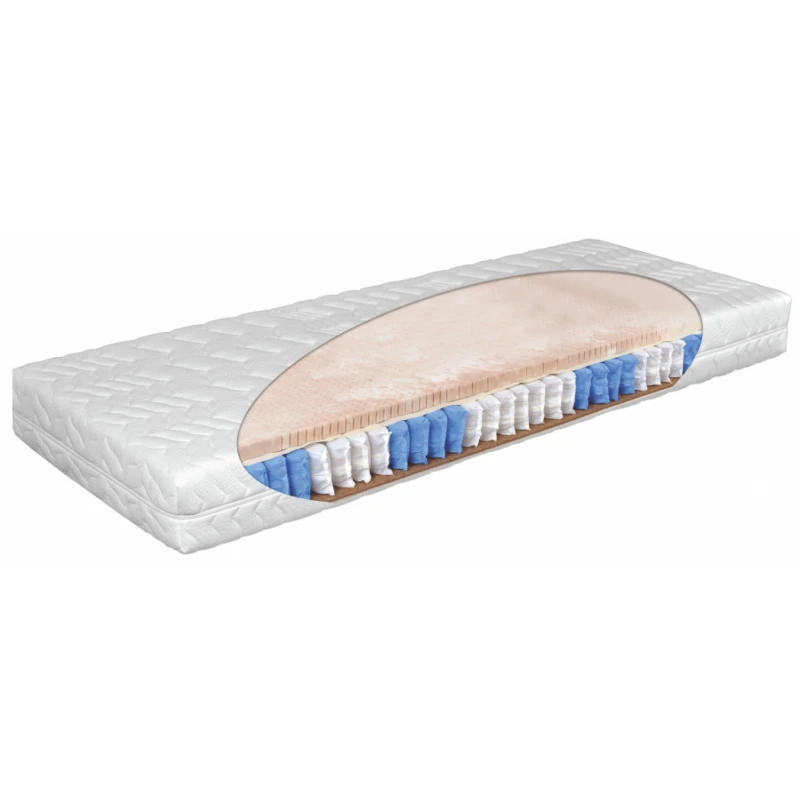 Matratex Matrac Simbiogreen topflex hard/soft Rozmer: 160 x 200 cm, Tvrdosť: Tvrdosť T3-T4