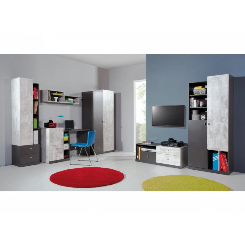 Meblar Detská izba TABLO B Farebné prevedenie: Grafit/enigma