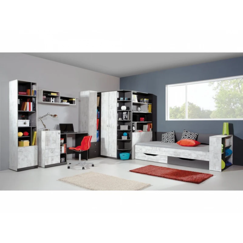 Meblar Detská izba TABLO D Farebné prevedenie: Grafit/enigma