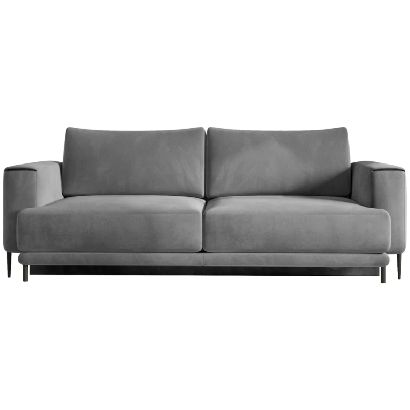 NABBI Dena rozkladacia pohovka s úložným priestorom tmavosivá