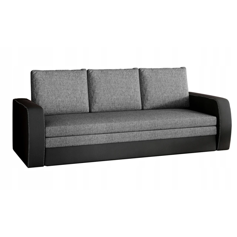 NABBI Isolda rozkladacia pohovka sivá / čierna