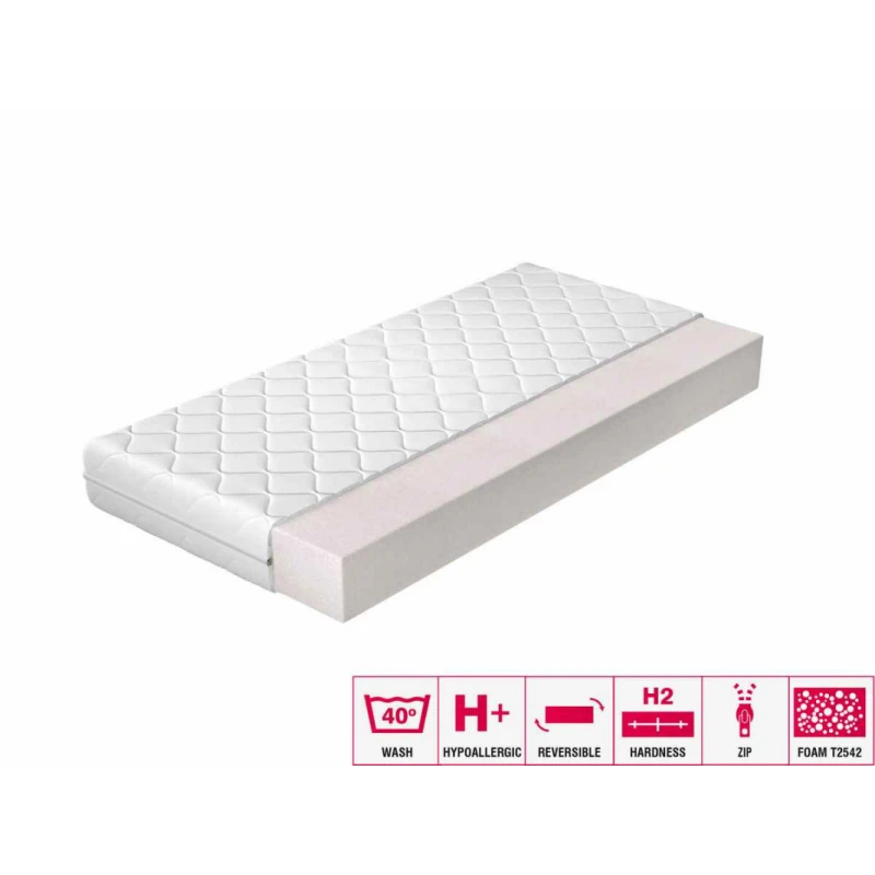 NABBI Lecco 80 obojstranný penový matrac PUR pena / látka