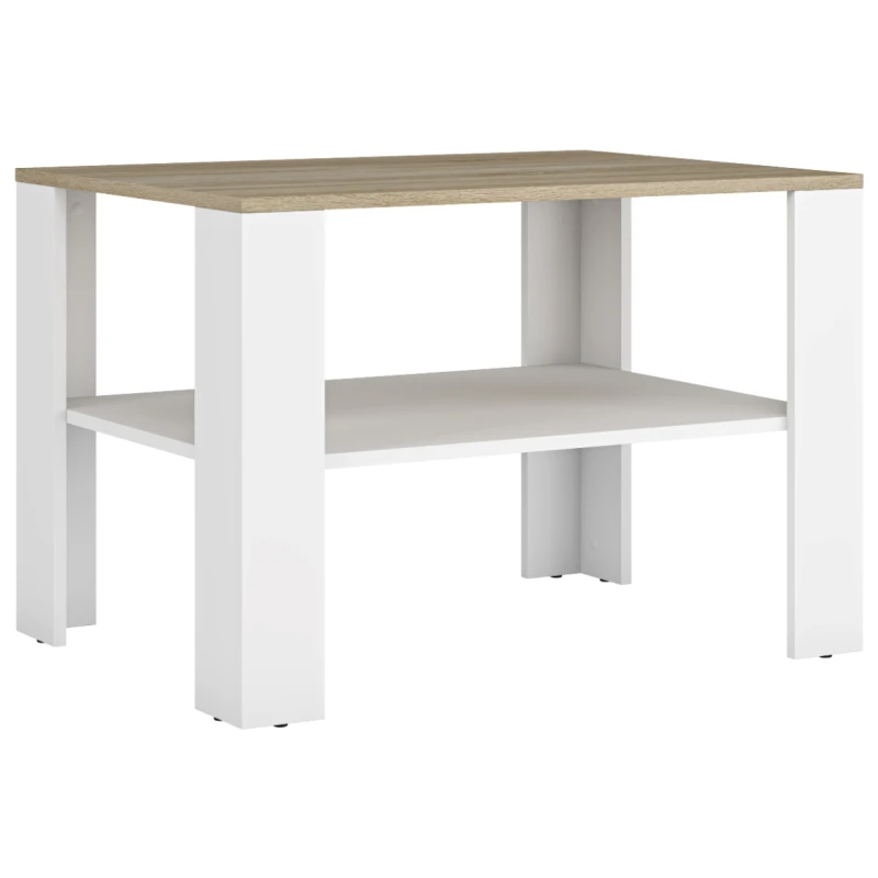 NABBI Lerum konferenčný stolík biela / dub sonoma