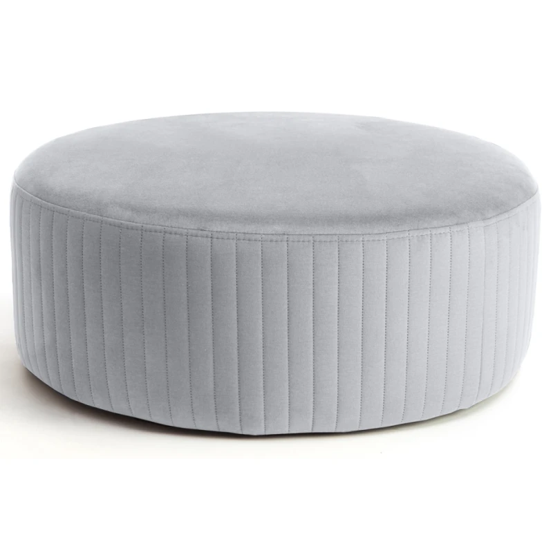 NABBI Leva okrúhla taburetka svetlosivá