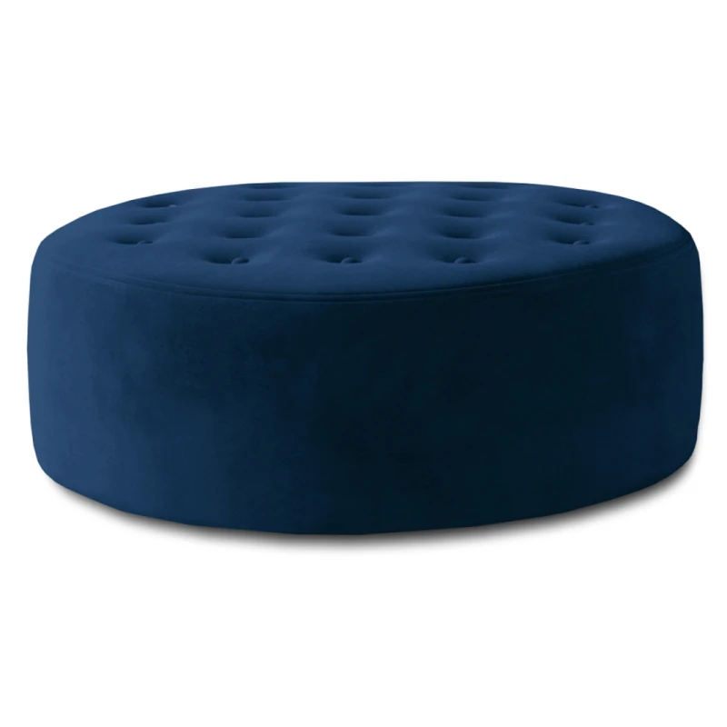 NABBI Maia okrúhla taburetka tmavomodrá