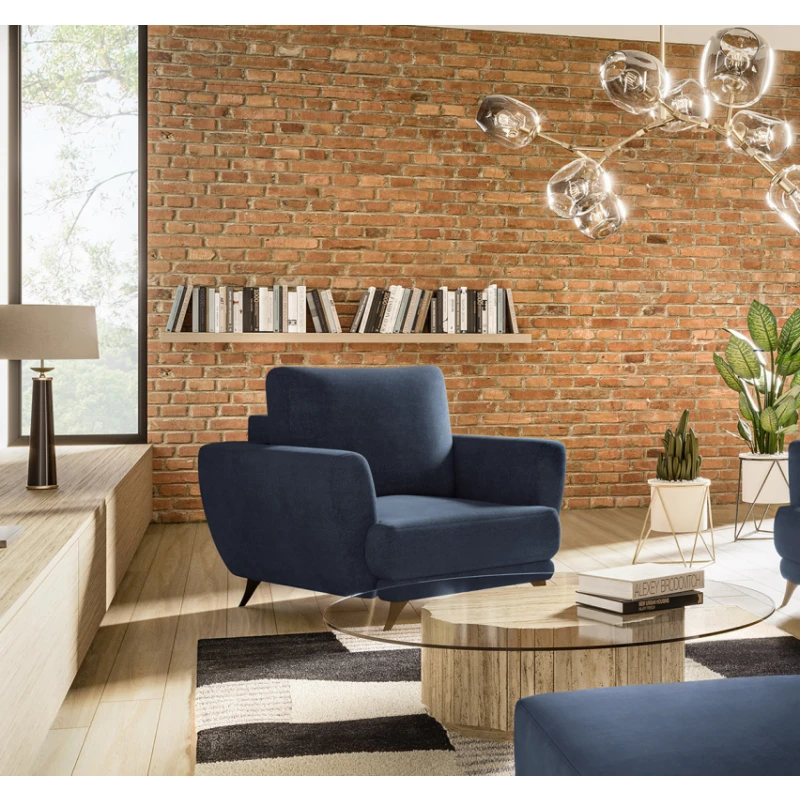 NABBI Meri 1F kreslo tmavomodrá