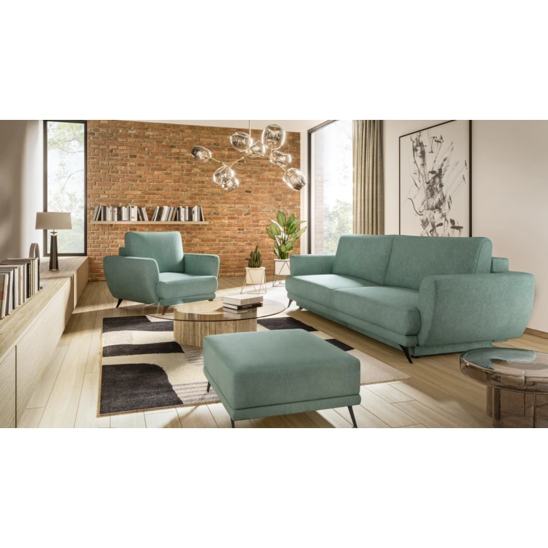 NABBI Meri 3+1+1 rozkladacia sedacia súprava s úložným priestorom mentolová