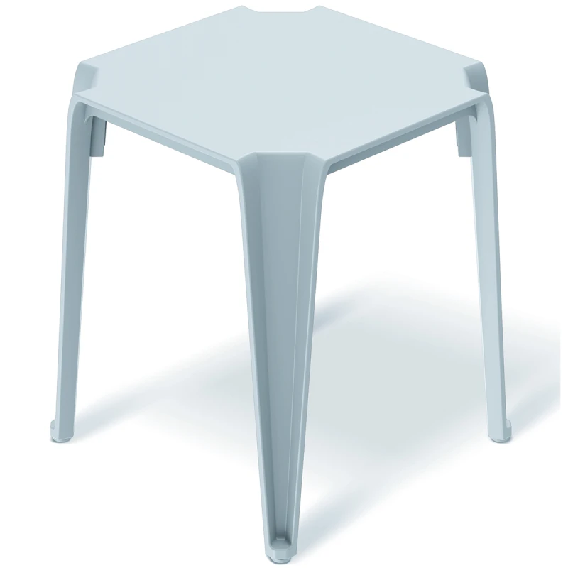 NABBI MLT1 plastový konferenčný stolík svetlosivá