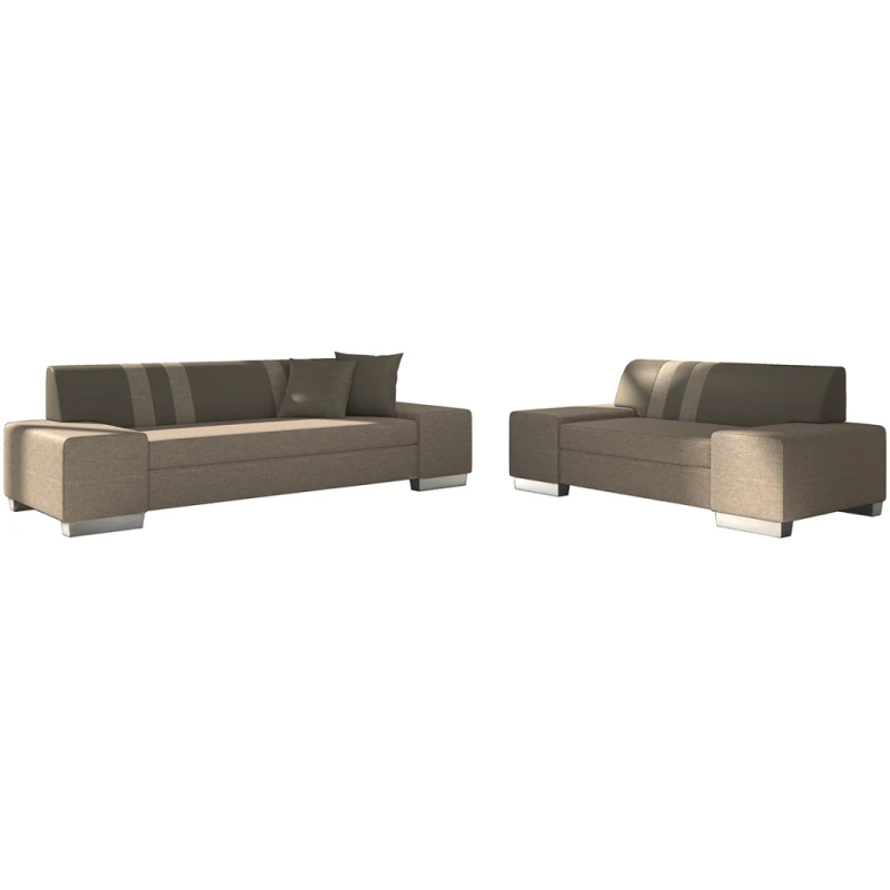 NABBI Pinero 2+3 sedacia súprava svetlosivá / sivá