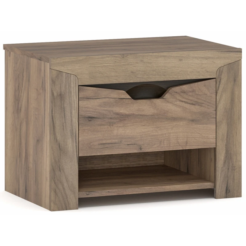 NABBI Soraya N nočný stolík (2 ks) dub tabaco / wenge