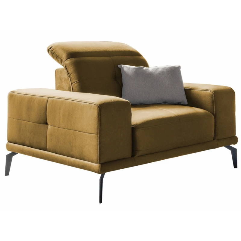 NABBI Tirreno 1F kreslo horčicová