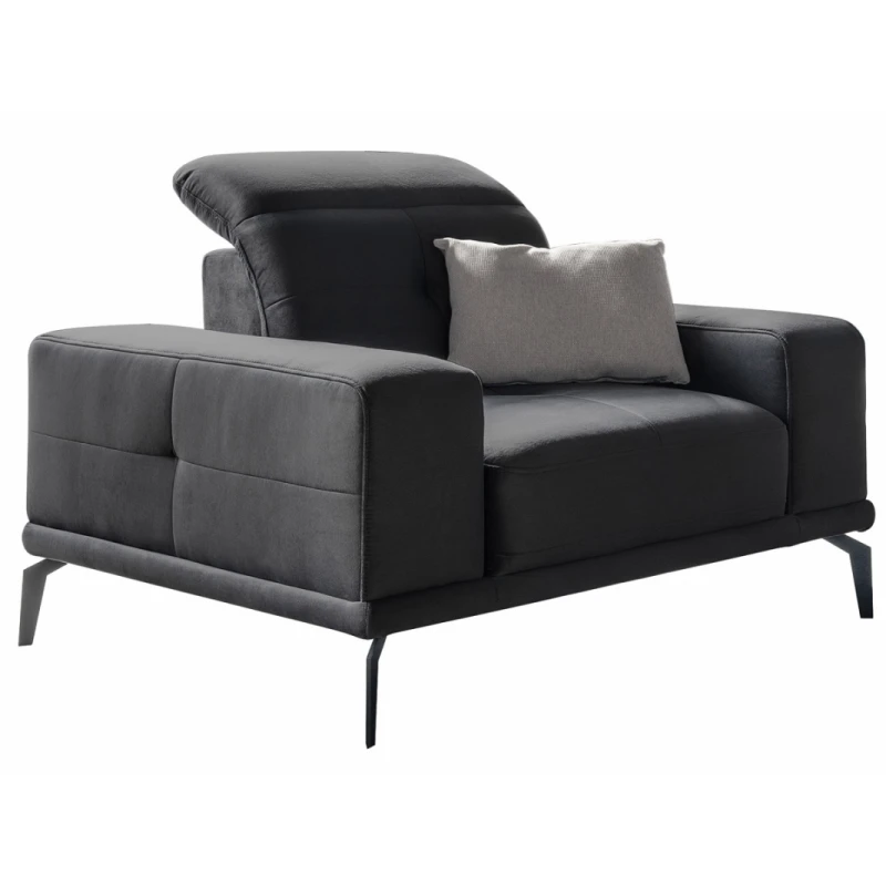 NABBI Tirreno 1F kreslo tmavosivá