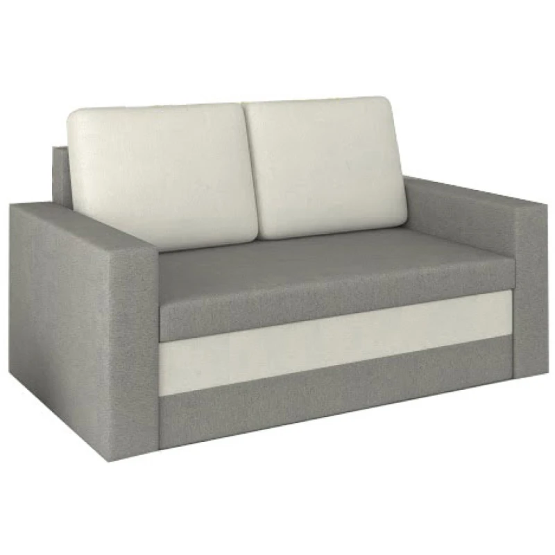 NABBI Wilo rozkladacia pohovka s úložným priestorom sivá / svetlosivá