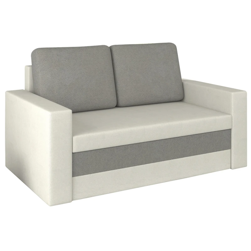 NABBI Wilo rozkladacia pohovka s úložným priestorom svetlosivá / sivá