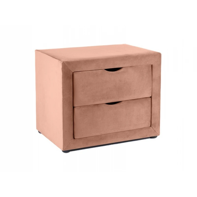 Nočný stolík ET-002 VELVET Signal Ružová