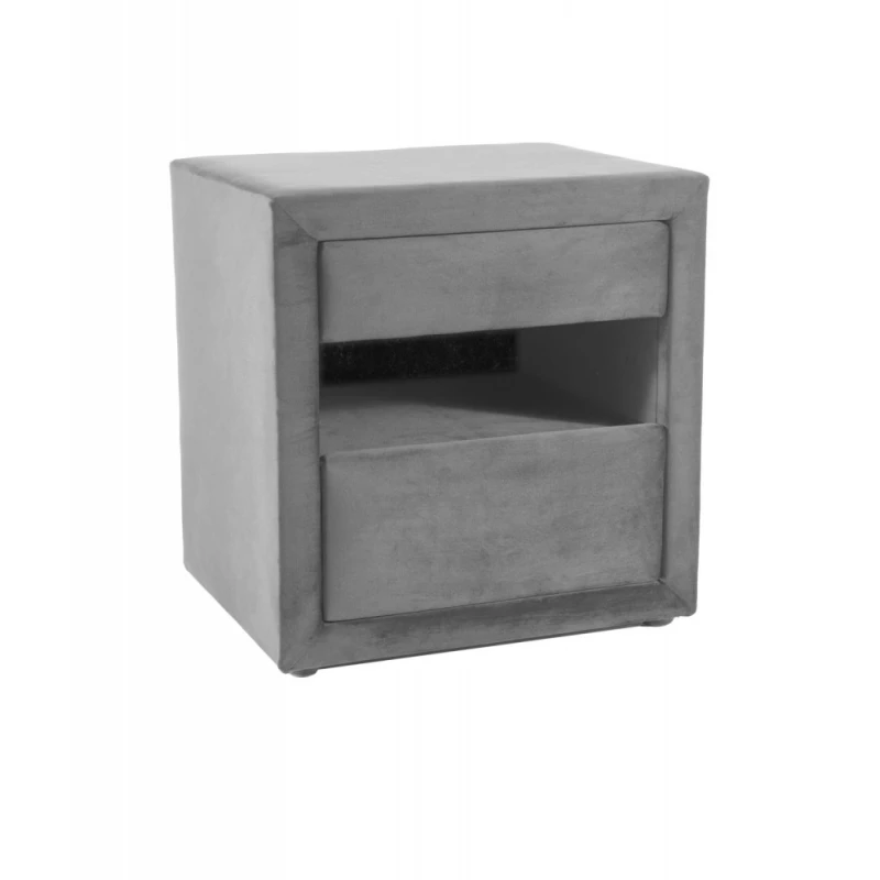 Nočný stolík ET-003 VELVET Signal Svetlosivá