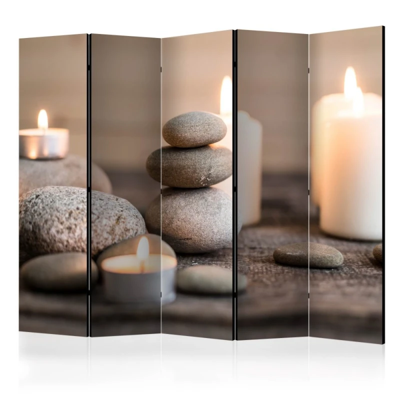 Paraván Rest Dekorhome 225x172 cm (5-dielny)