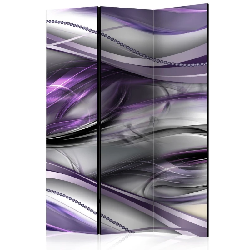 Paraván Tunnels (Violet) Dekorhome 135x172 cm (3-dielny)