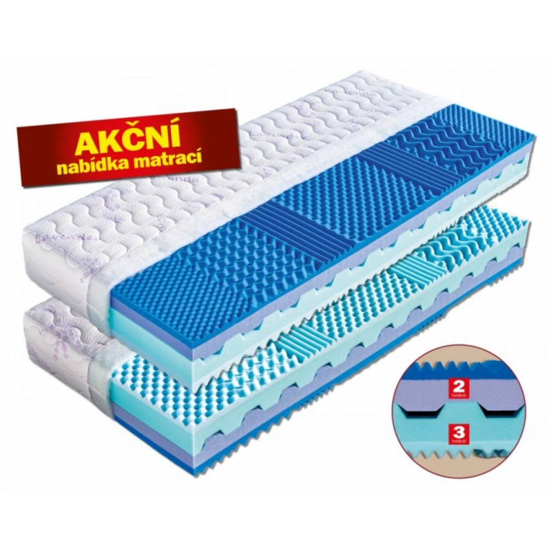 Penový matrac MODENA Dřevočal 180 x 200 cm Úplet