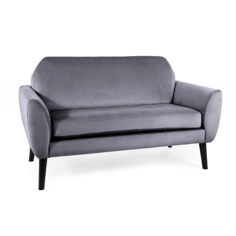 Pohovka MENA VELVET Signal Sivá