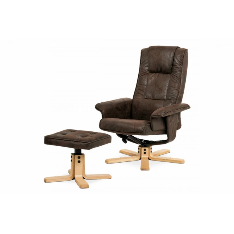 Polohovacie kreslo s podnožkou TV-5010 Autronic Hnedá