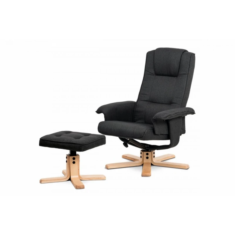 Polohovacie kreslo s podnožkou TV-5010 Autronic Sivá