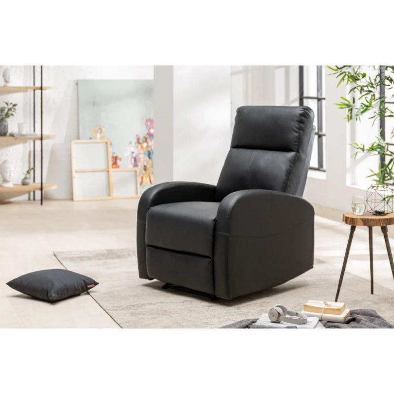 Polohovacie TV kreslo KYKLOP Dekorhome Čierna