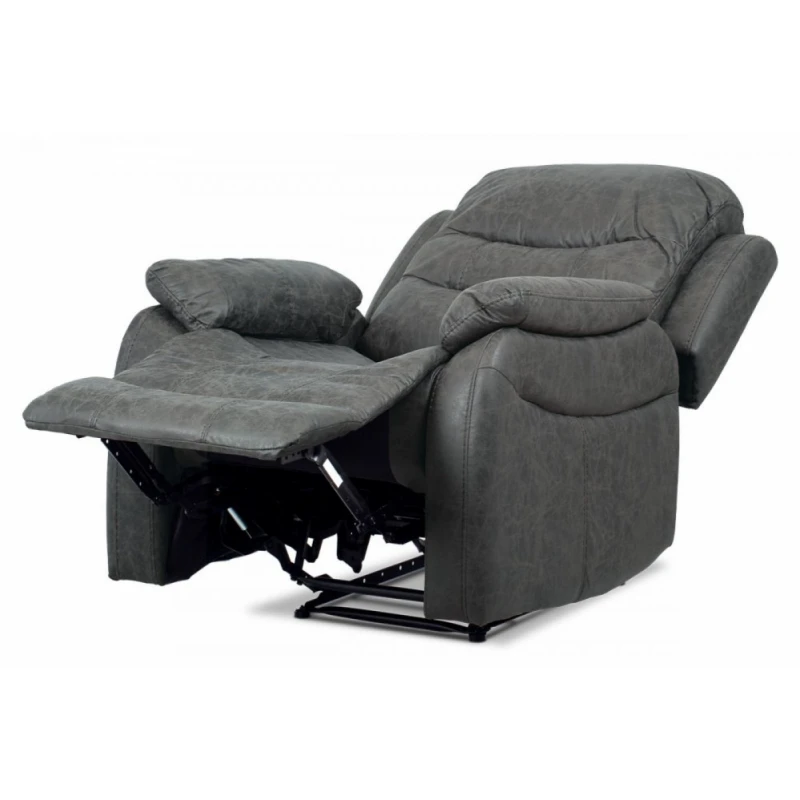 Polohovacie TV kreslo TV-4086 látka imitácia kože Autronic Sivá