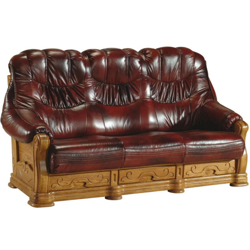 Pyka Kožená sedacia súprava KEVIN Prevedenie: 3-sed / s rozkladom 3R