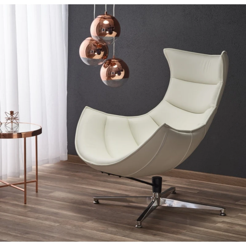 Relaxačné kreslo LUXOR Halmar Biela